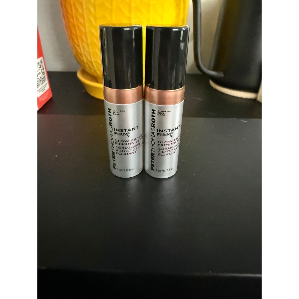Peter Thomas Roth Instant FIRMx Glow-Filter Priming Serum 2 Pack 5ml new